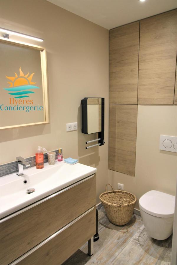 Апартаменты Hyeres-Plage -T2 Neuf Rdj Clim Wifi - La Capte By Hc Экстерьер фото